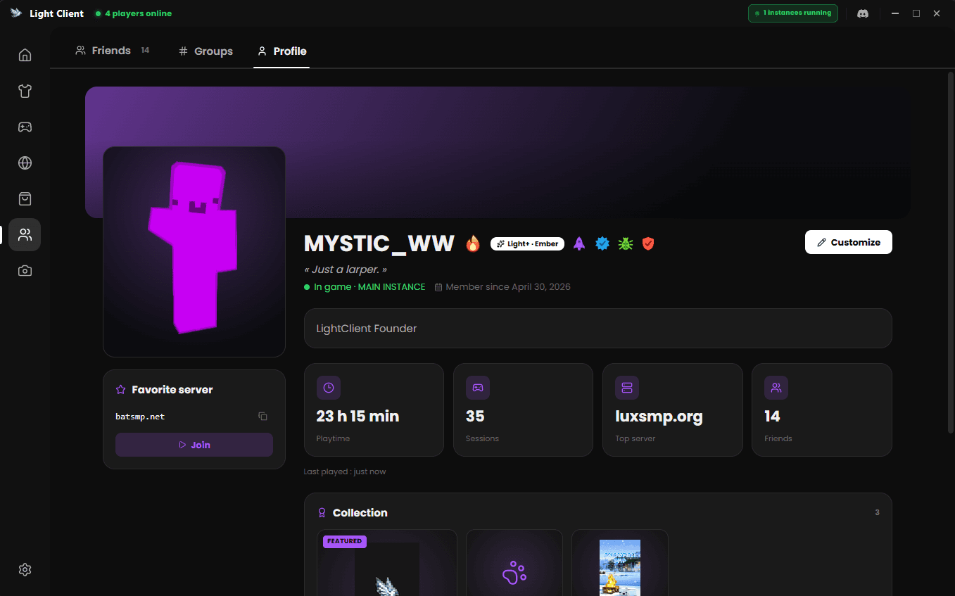 LightClient - Social